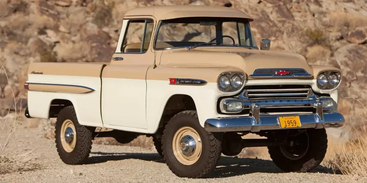 1959 Chevrolet Task Force Apache 31/32 Fleetside NAPCO Powr-Pak 3.9 4x4 Manual