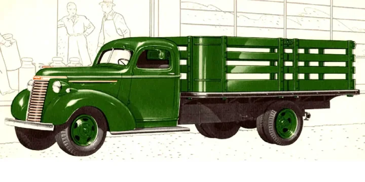 1940 Chevrolet Utility Truck Model WA 1.5-Ton Chassis 3.5 Manual