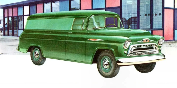 1957 Chevrolet Task Force 3805 Panel Truck 3.9