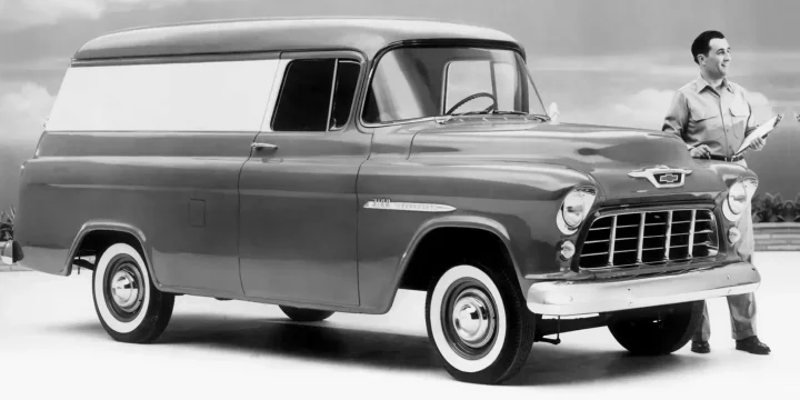 1955 Chevrolet Task Force 3105 Panel Truck 3.9