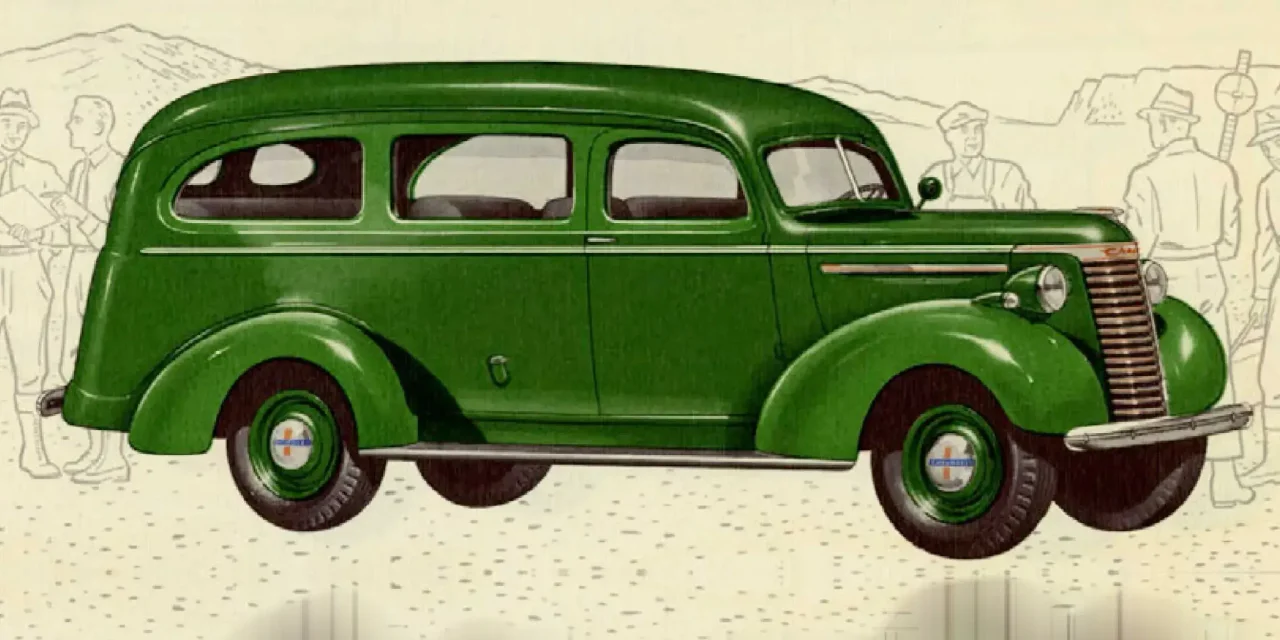 1940 Chevrolet Light Delivery Model KC Suburban Carryall 3.5 Manual