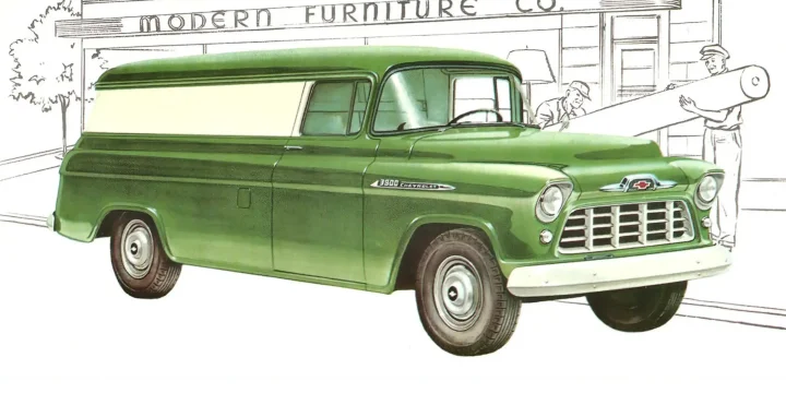 1956 Chevrolet Task Force 3805 Panel Truck 3.9