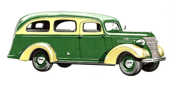 1938 Chevrolet Light Delivery Model HC Suburban Carryall 3.5 Manual