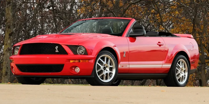 2007 Ford Mustang Shelby GT500 Convertible Manual, 6-speed