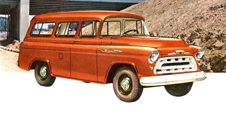 1957 Chevrolet Task Force 3106 Carryall Suburban 3.9