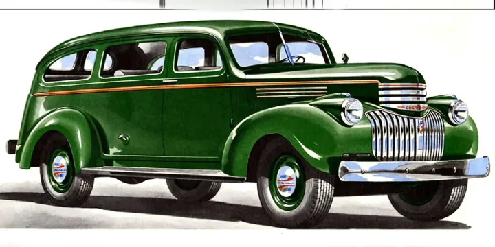 1941 Chevrolet Art Deco Model AK Suburban Carryall 3.5 Manual