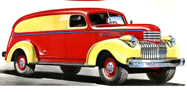 1941 Chevrolet Art Deco MD Model AN Special Panel 3.5 Manual
