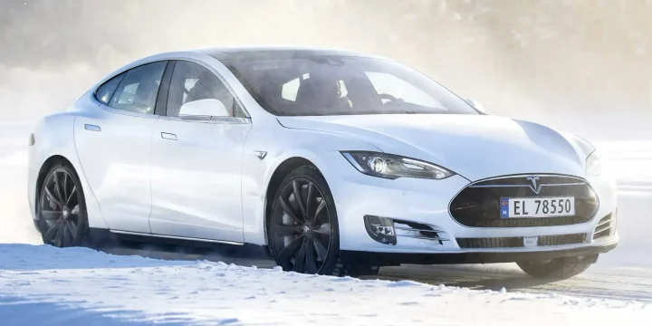 2014 Tesla Model S P85D Single Speed