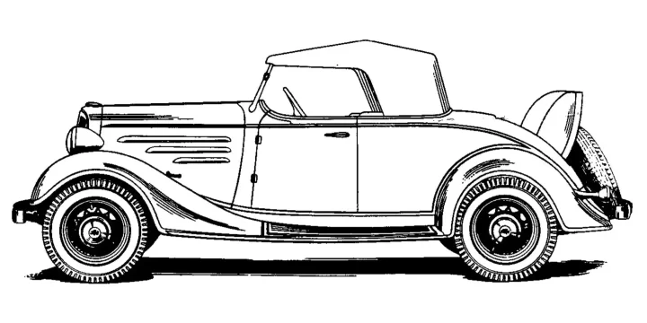 1934 Chevrolet Master Sport Roadster 3.4 Manual