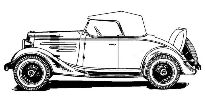 1934 Chevrolet Standard Sport Roadster 3.0 Manual