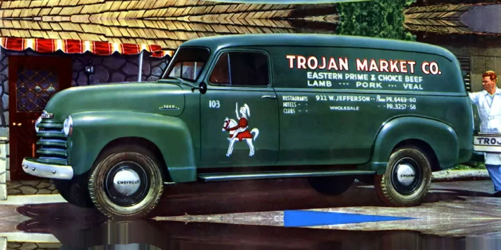 1953 Chevrolet Advance Design 3805 Panel Truck 3.5 Manual