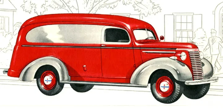 1940 Chevrolet Light Delivery Model KC Panel Truck 3.5 Manual