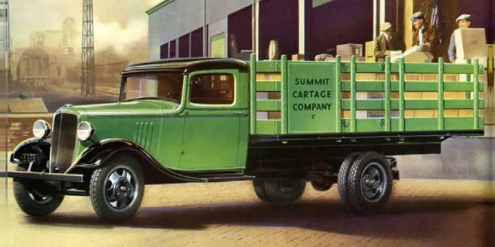1934 Chevrolet Utility Truck Model PA 1.5-Ton Chassis 3.4 Manual